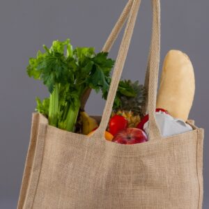 Linen tote bag