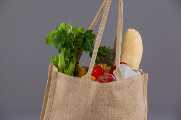 Linen tote bag